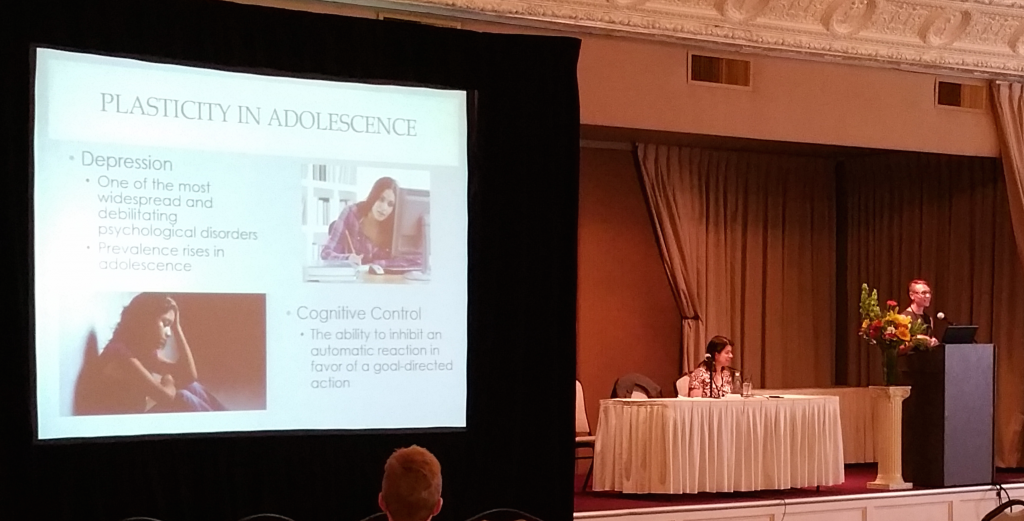 Melissa presenting a talk at ISRCAP 2015